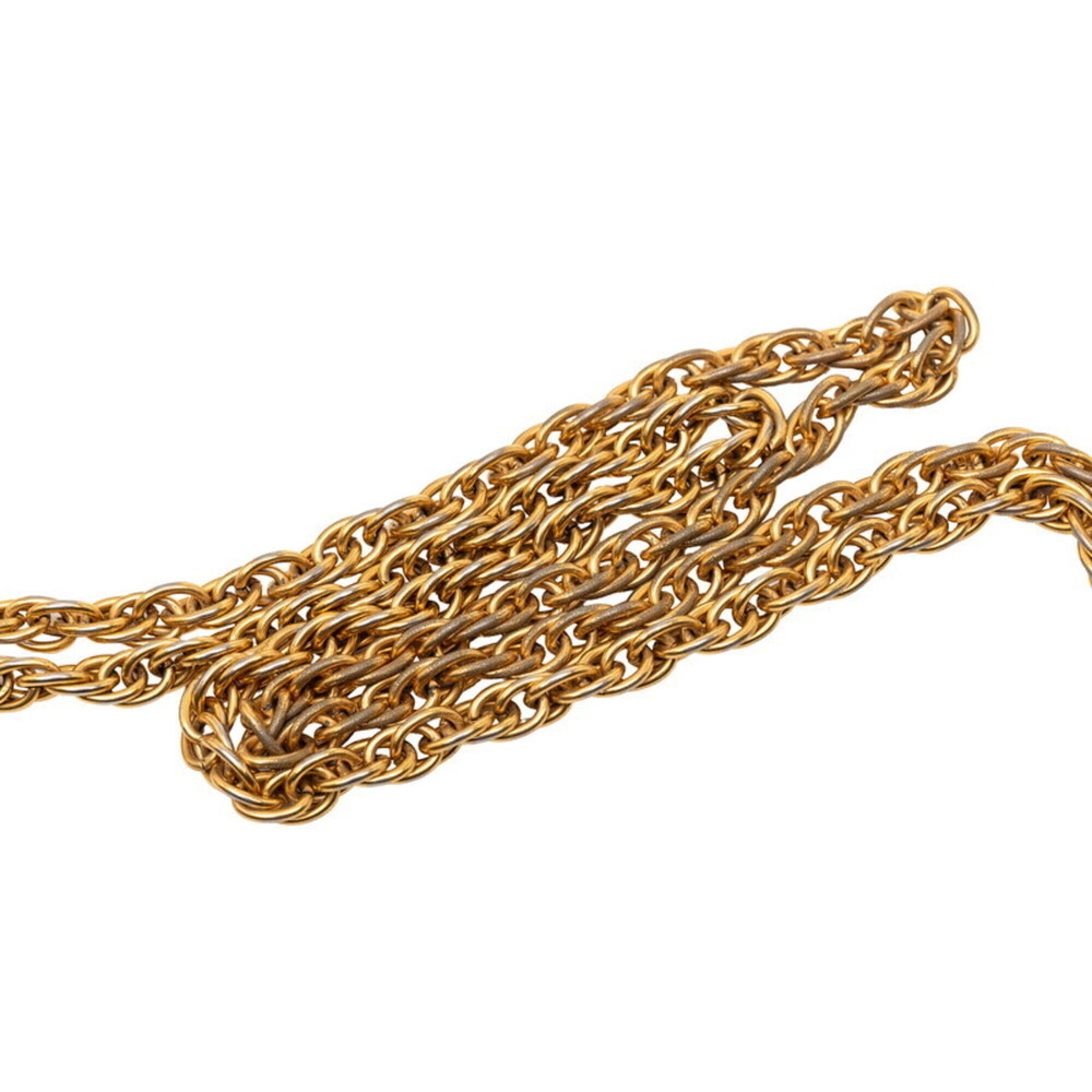 CHANEL Gold Logo Necklace - Picture 4 of 6